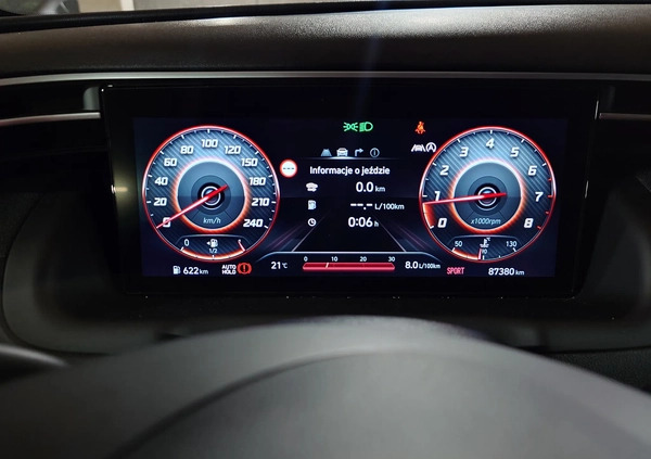 Hyundai Tucson cena 105000 przebieg: 87380, rok produkcji 2021 z Wrocław małe 56
